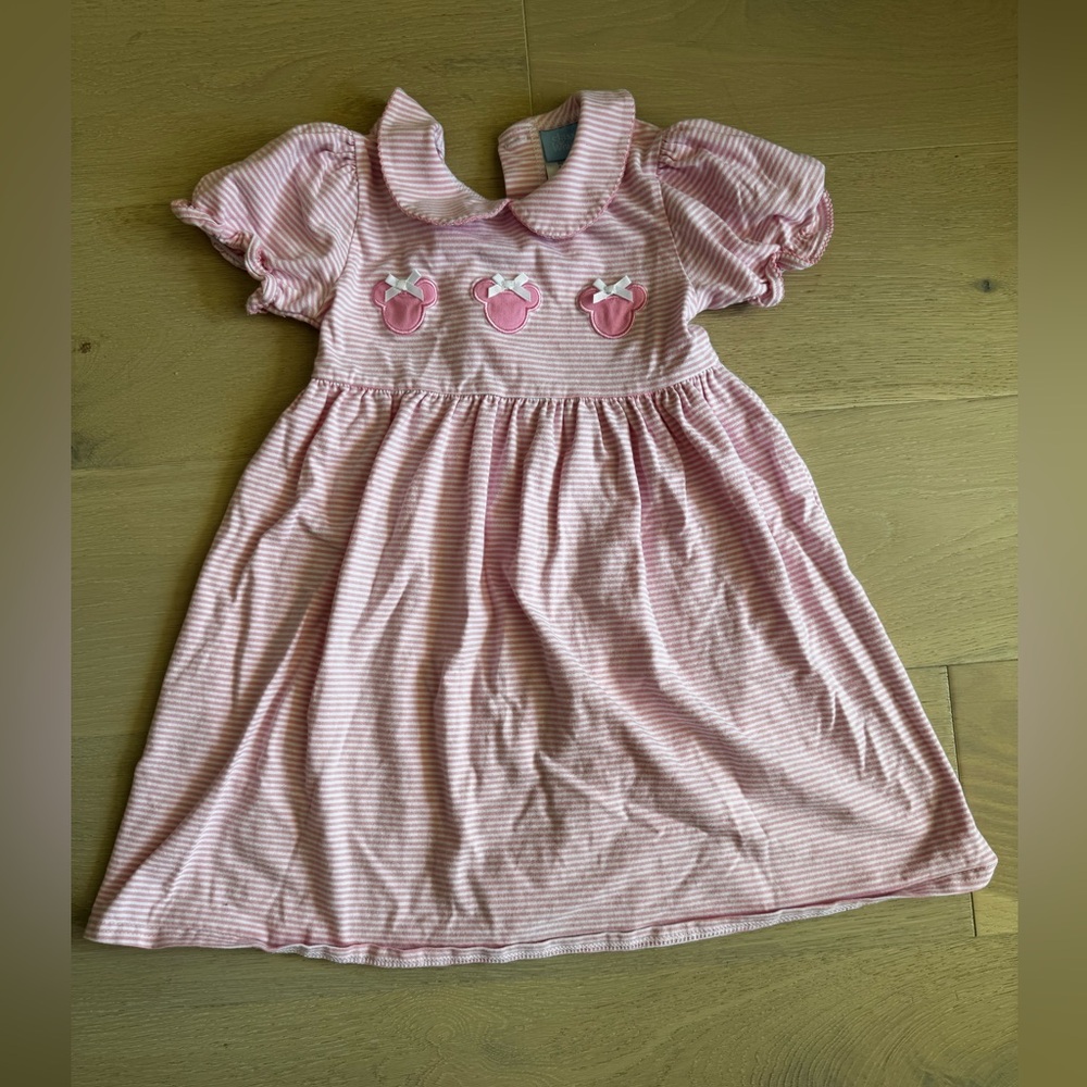 EUC Classic Whimsy Pink Mouse Ears Dress sz 6